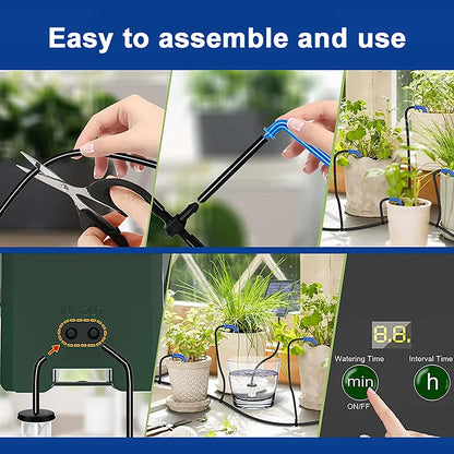 🌞 Sistema di Irrigazione a Goccia Solare Automatico - Per Giardini, Balconi e Piante Indoor