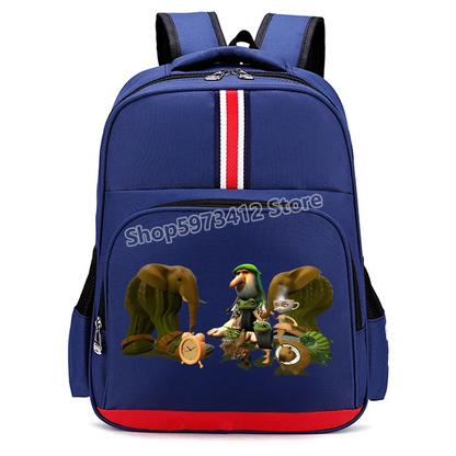 🎒 Zaino Scolastico "Italian Brainrot" - Stampa Cartoon Unica! ✨ Capienza XXL + Design Esclusivo - Per Studenti Fashion!
