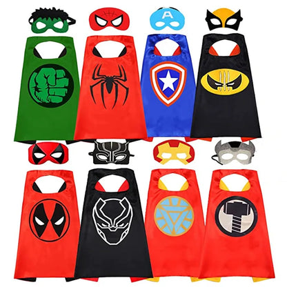 Mantelli Supereroi per Bambini 3-10 Anni - Costumi Gioco di Ruolo, Regalo Perfetto