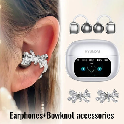 🎧 Auricolari HYUNDAI HY-C02 - Schermo LCD Touch, Autonomia 24h, Noise Cancelling