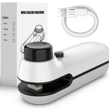 🔌 Termosigillatore Ricaricabile USB 2-in-1 – Sigilla Sottovuoto Snack, Cibi e Sacchetti di Plastica | Portatile, Compatto e Senza Cavo!