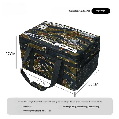 🎒 Borsa Tattica 30-42L Isolata - Impermeabile, Pieghevole, per Picnic, Campeggio e Attrezzatura da Campo!
Organizza tutto in uno spazio compatto! Perfetta per escursioni e avventure all'aperto. 🌲🔋