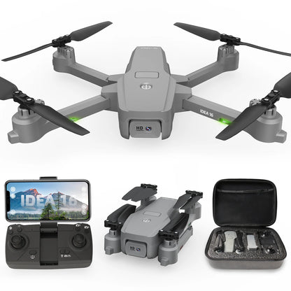 Drone IDEA16 4K PRO 🚀 | Doppia Camera, 2 Batterie, 5G WiFi | Volo Perfetto