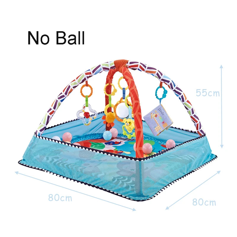 Tappetino Gym Palestra Neonati con Archi Giochi, Multifunzione Educativo 0-12M CE