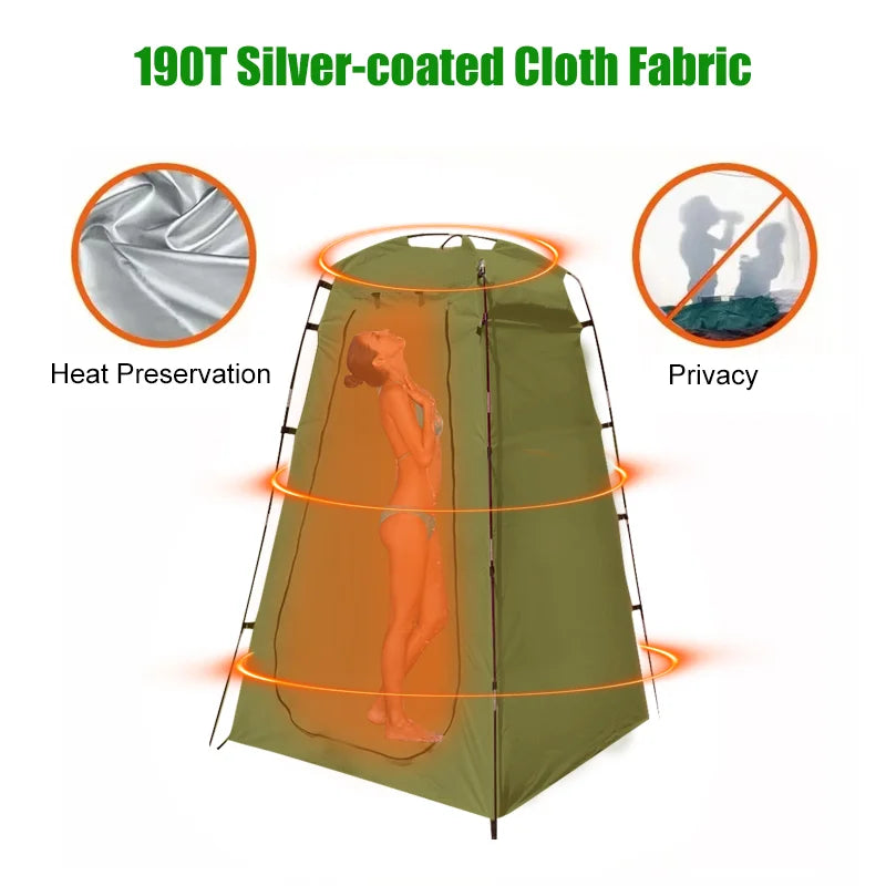 Tenda Doccia Portatile - Privacy per Campeggio, Spiaggia e Bagno