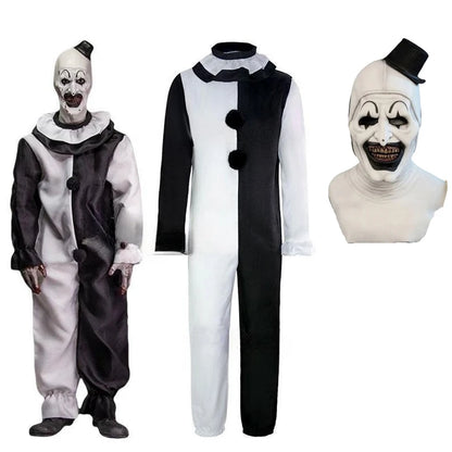 🎭 Costume Art The Clown Terrifier 2 - Tuta Completa + Maschera, Halloween Horror 🔪
Perfetto per spaventare! Ideale per cosplay e feste a tema horror. Uomini e donne.