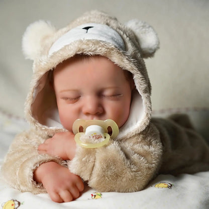 Bambola Teddy Newborn Iper realistica Regalo Perfetto Morbido