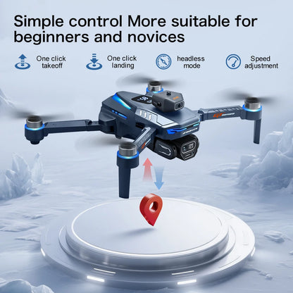 Drone 4K Mijia GT8 FPV, Antenna Lungo Raggio, Evita Ostacoli, Schermo LCD