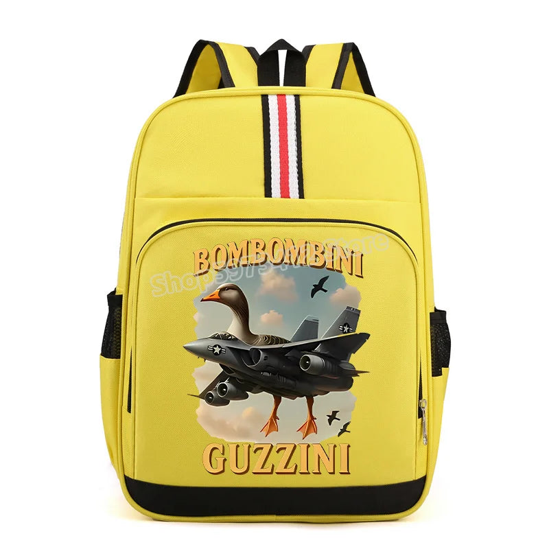 🎒 Zaino Scolastico "Italian Brainrot" - Stampa Cartoon Unica! ✨ Capienza XXL + Design Esclusivo - Per Studenti Fashion!