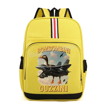 🎒 Zaino Scolastico "Italian Brainrot" - Stampa Cartoon Unica! ✨ Capienza XXL + Design Esclusivo - Per Studenti Fashion!