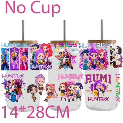 Borraccia K-POP Demon Hunters da 750ml con Cannuccia