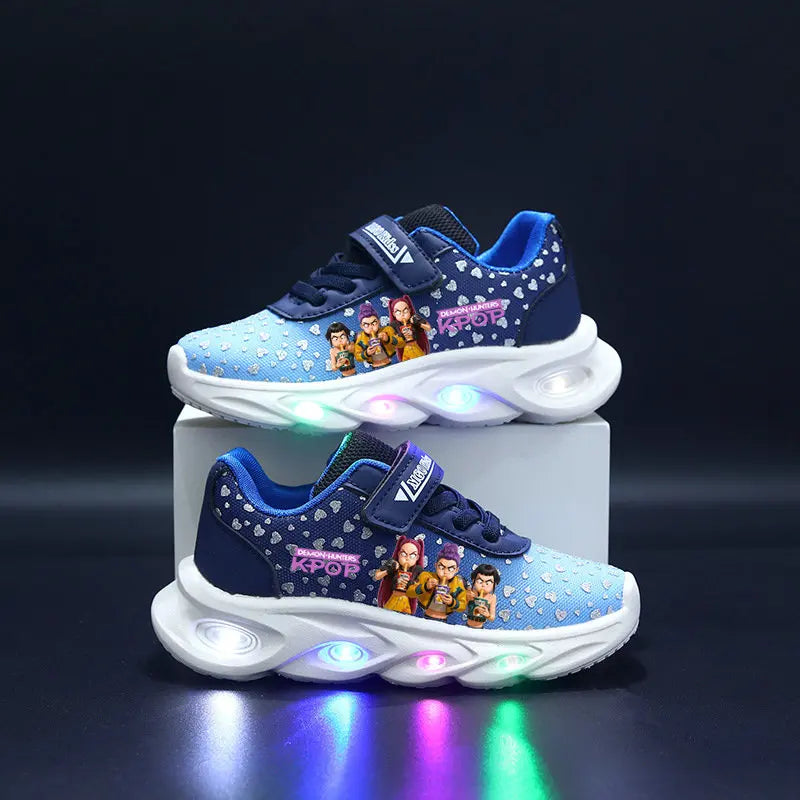Scarpe Bambina con Luci LED Kpop Demon Hunter - Scarpe Luminose