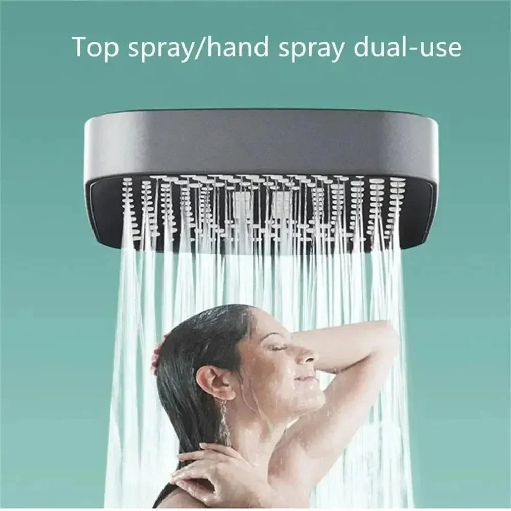 🚿 Doccia a Pioggia Regolabile 3 Modalità – Alta Pressione & Risparmio Idrico!