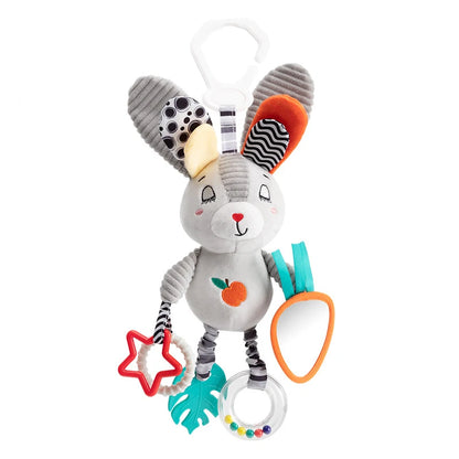 🐰 Sonagli Montessori in Peluche - Giocattoli Educativi per Neonati
