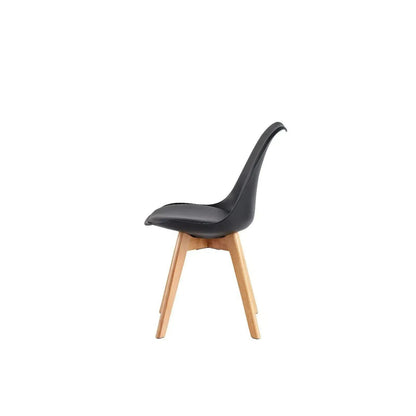 Set 4 Sedie Mod. Eva - Design Ergonomico, 7 Colorazioni, Per Interni/Esterni
