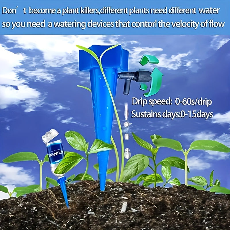 Kit 20 Irrigatori Automatici - Sistema Pigro per Piante da Esterno/Vacanze