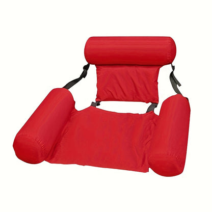 Sedia Gonfiabile Blu PVC - Ultra Resistenti per Piscina/Spiaggia, Pieghevole & Portatile