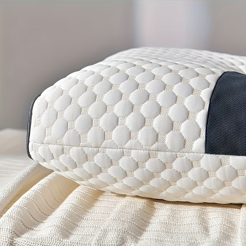 Cuscino Cervicale Ergonomico - Supporto Regolabile Dorso/Lato - Poliestere Ipoallergenico Lavabile