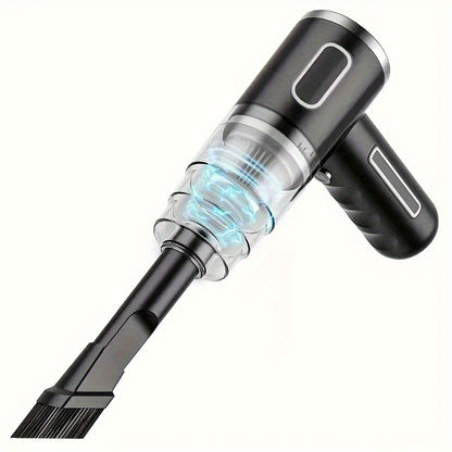 Aspirapolvere Auto 120W Senza Fili - Turbo Ciclonico, Ultra-Portatile, Ricaricabile