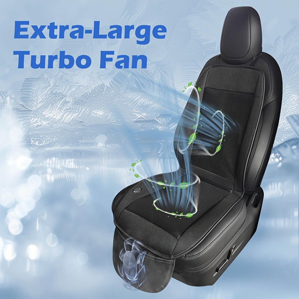 Tappetino Auto Raffreddante - Turbo Ventilatore 360° - Per SUV/Camion/Monovolume