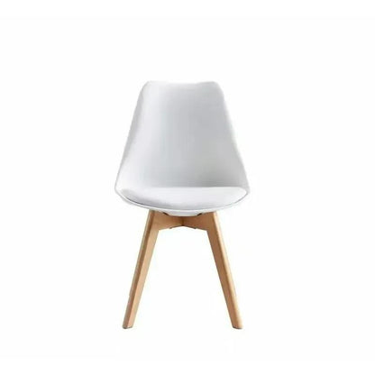 Set 4 Sedie Mod. Eva - Design Ergonomico, 7 Colorazioni, Per Interni/Esterni