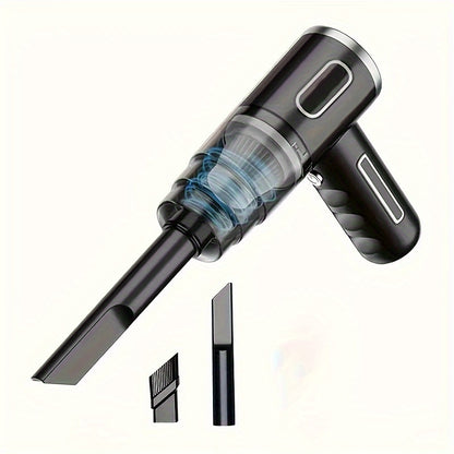 Aspirapolvere Auto 120W Senza Fili - Turbo Ciclonico, Ultra-Portatile, Ricaricabile